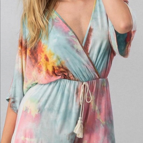 Tie dye romper - Picture 3 of 3